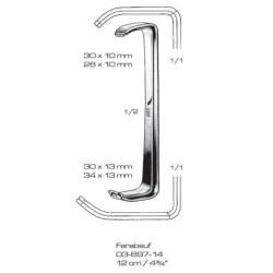 Hak Farabeuf 12 cm - zestaw