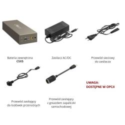 Opcja: bateria zewnętrzna 13000mAh