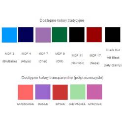 Kolory stetoskopów MDF