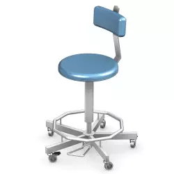Taboret z nożną regulacją wysokości
